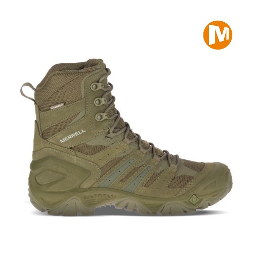 Botas Merrell Strongfield Tactical 8" Waterproof Mujer MX.Q.FNS